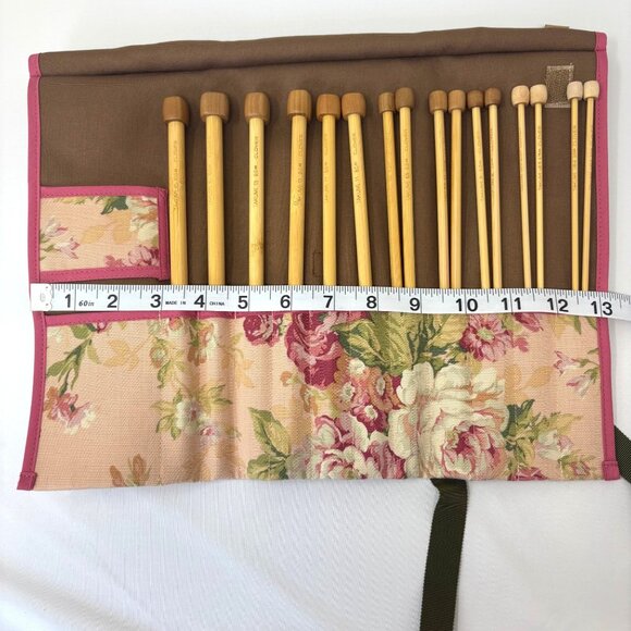 Clover Takumi Knitting Needle Set with Clover Rolling Needle Organizer - Picture 6 of 7